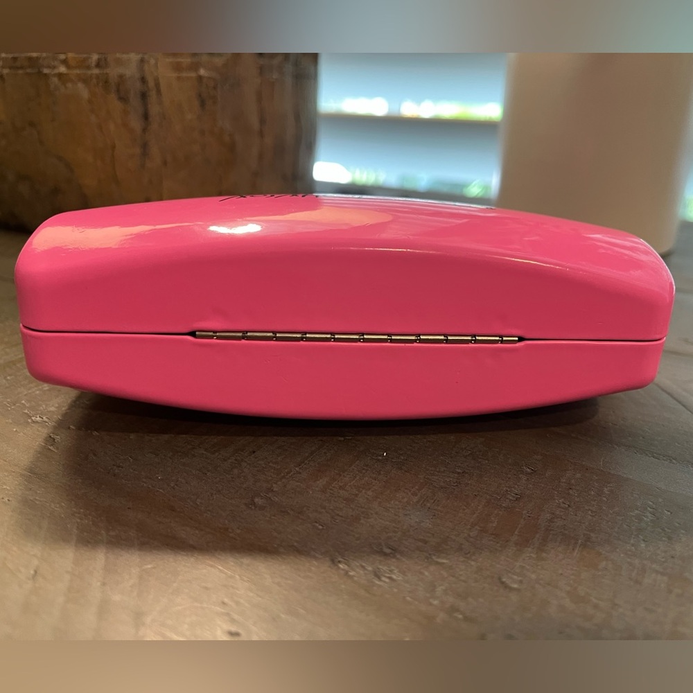 Betsey Johnson Bright Pink Eyewear Case - Picture 4 of 5